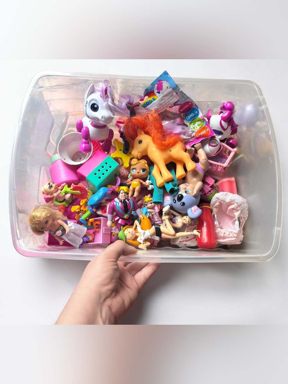 Mixed Media Art Supplies; 50+ Pink Objects for Assemblage Collage Craft Lot